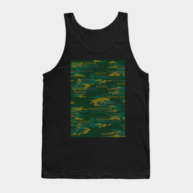 Camouflage Tank Top by ilhnklv